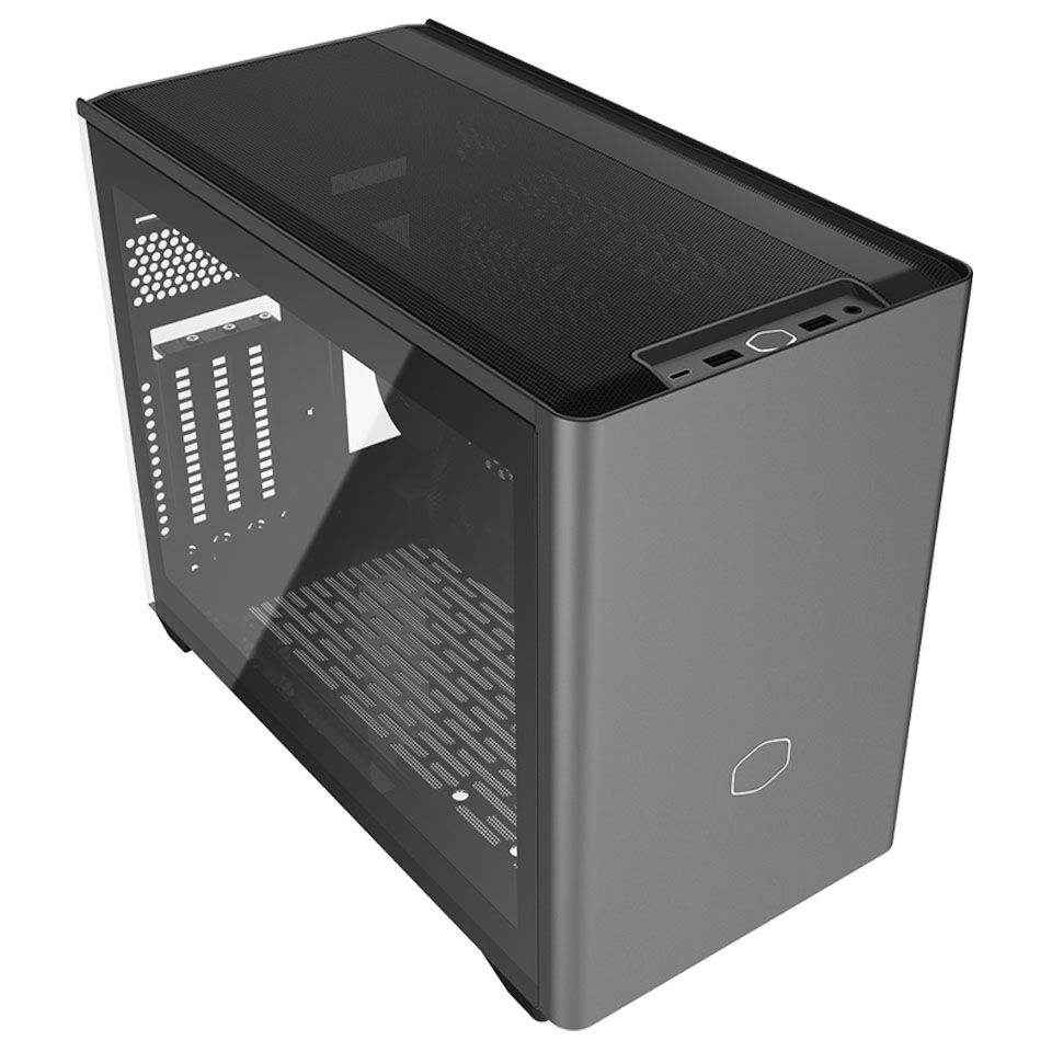 Cooler Master MasterBox NR200P MAX V2 - Mini-ITX, 850 watts, tempered glass, black