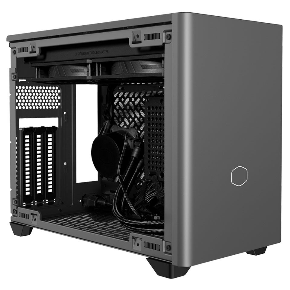 Cooler Master MasterBox NR200P MAX V2 - Mini-ITX, 850 watts, tempered glass, black