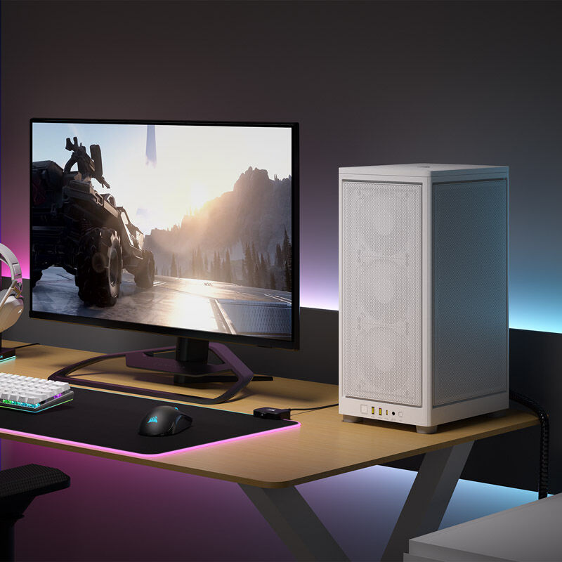corsair 2000D Airflow Mini-ITX Case - White