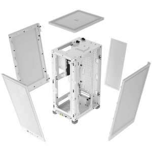 corsair 2000D Airflow Mini-ITX Case - White