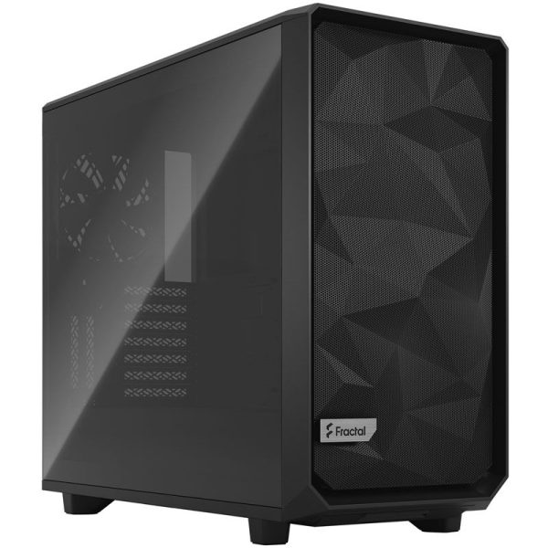 Fractal Design Meshify 2 Black TG Light Tint Midi Tower, tempered glass, black