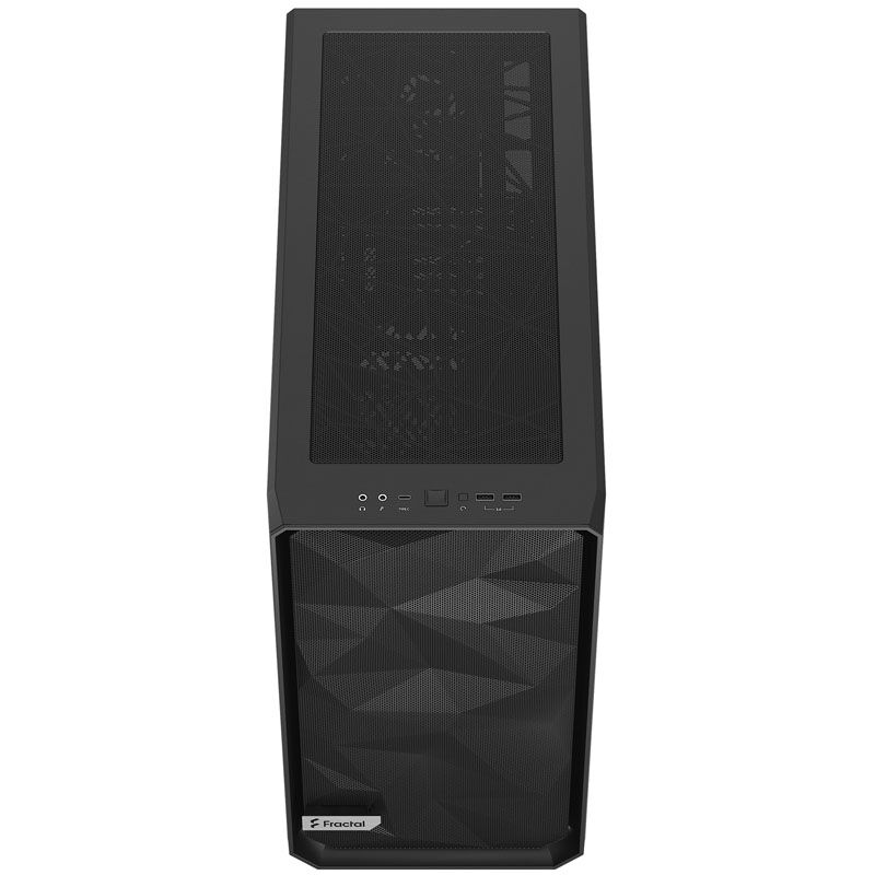 Fractal Design Meshify 2 Black TG Light Tint Midi Tower, tempered glass, black