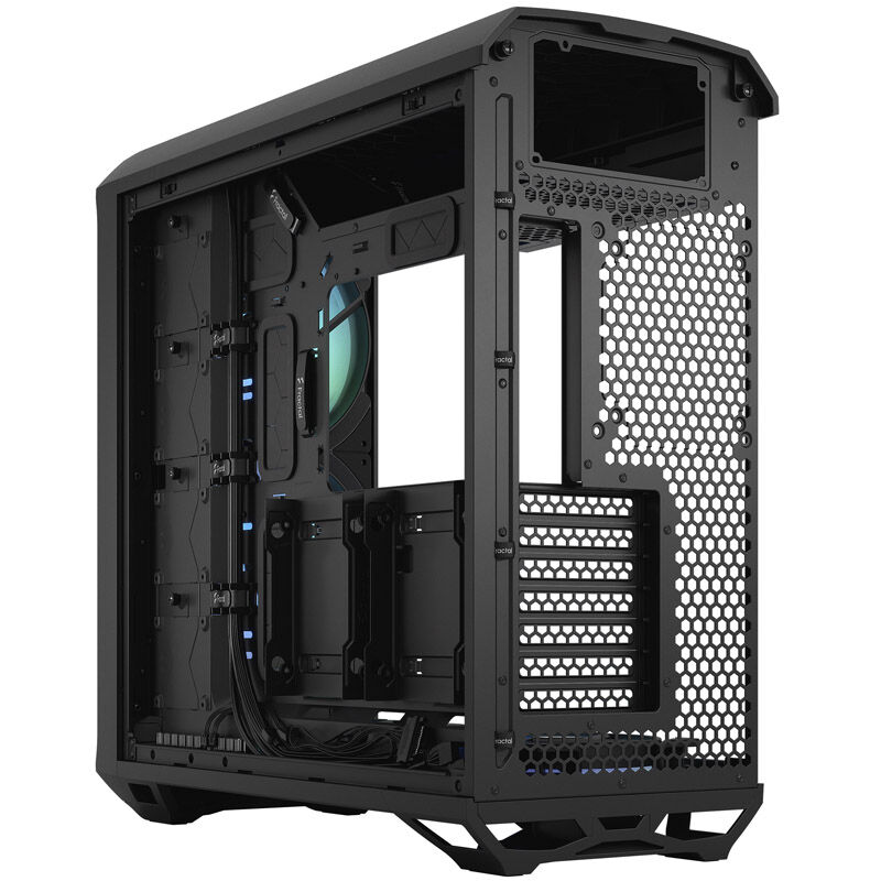Fractal Design Torrent RGB Midi-Tower Light Tint, Tempered Glass, black