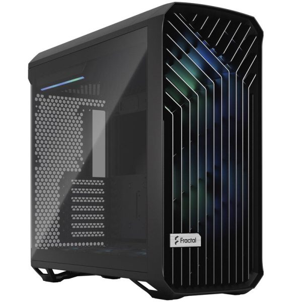 Fractal Design Torrent RGB Midi-Tower Light Tint, Tempered Glass, black