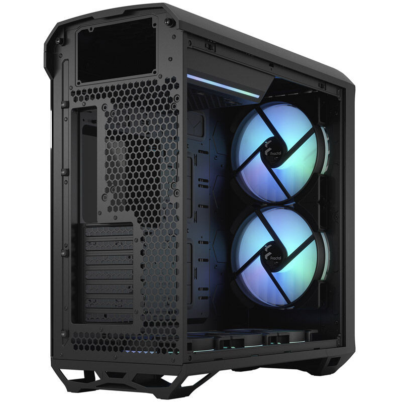 Fractal Design Torrent RGB Midi-Tower Light Tint, Tempered Glass, black