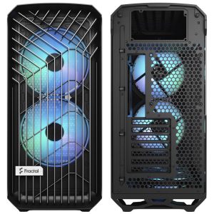 Fractal Design Torrent RGB Midi-Tower Light Tint, Tempered Glass, black