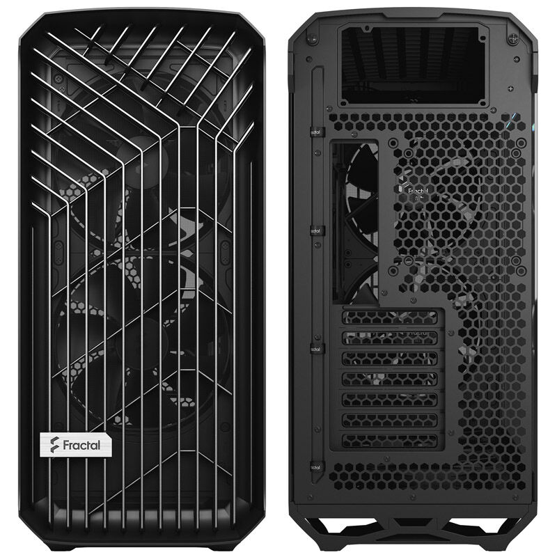 Fractal Design Torrent Midi Tower Light Tint, tempered glass, black
