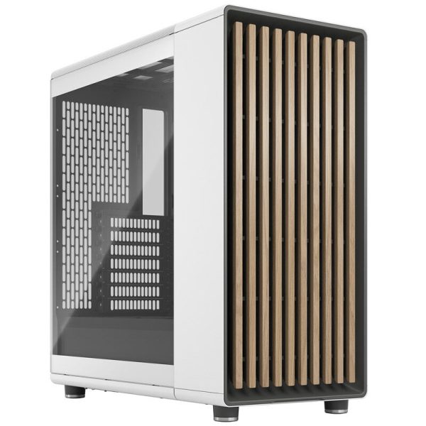 Fractal Designs North Tempered Glass Midi Tower – white
