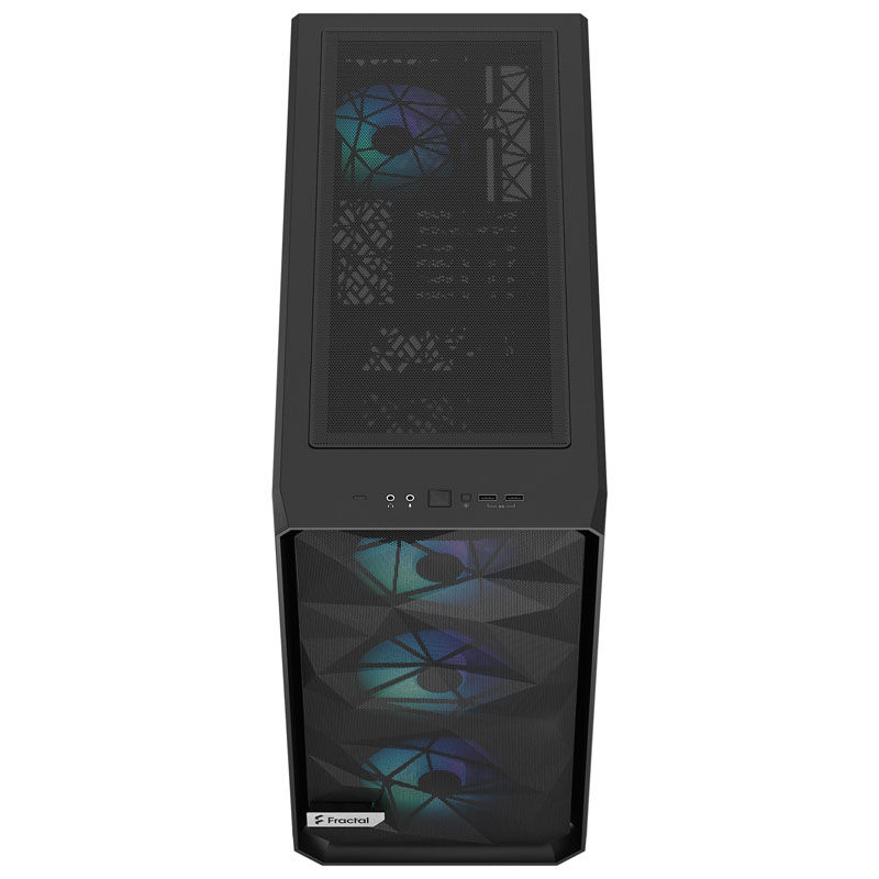 Fractal Design Meshify 2 Lite RGB Midi Tower Light Tint, tempered glass, black : image 3