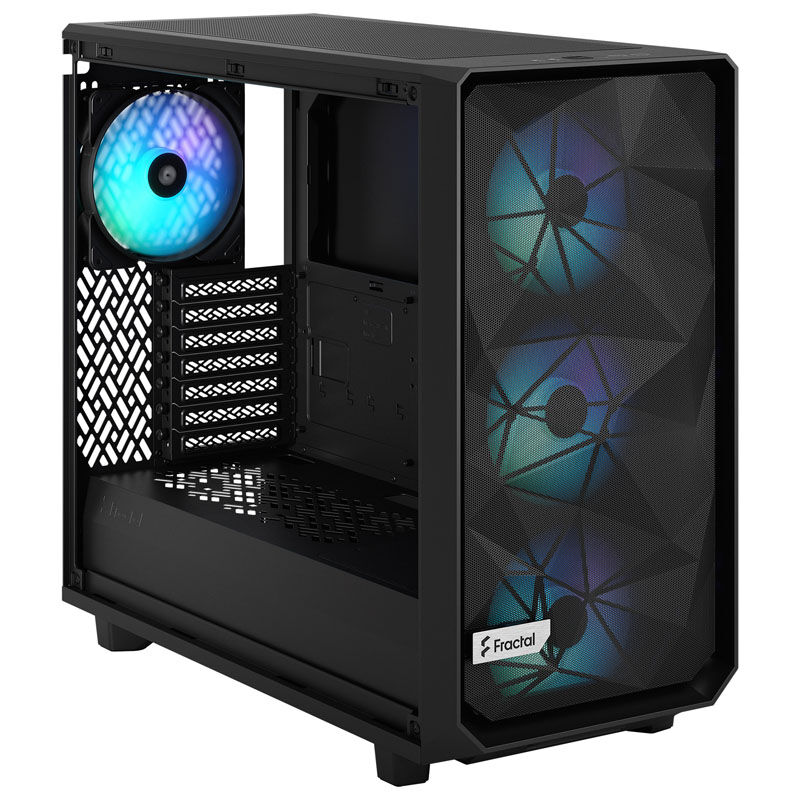 Fractal Design Meshify 2 Lite RGB Midi Tower Light Tint, tempered glass, black : image 7