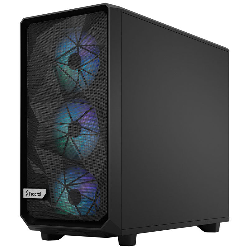 Fractal Design Meshify 2 Lite RGB Midi Tower Light Tint, tempered glass, black : image 2
