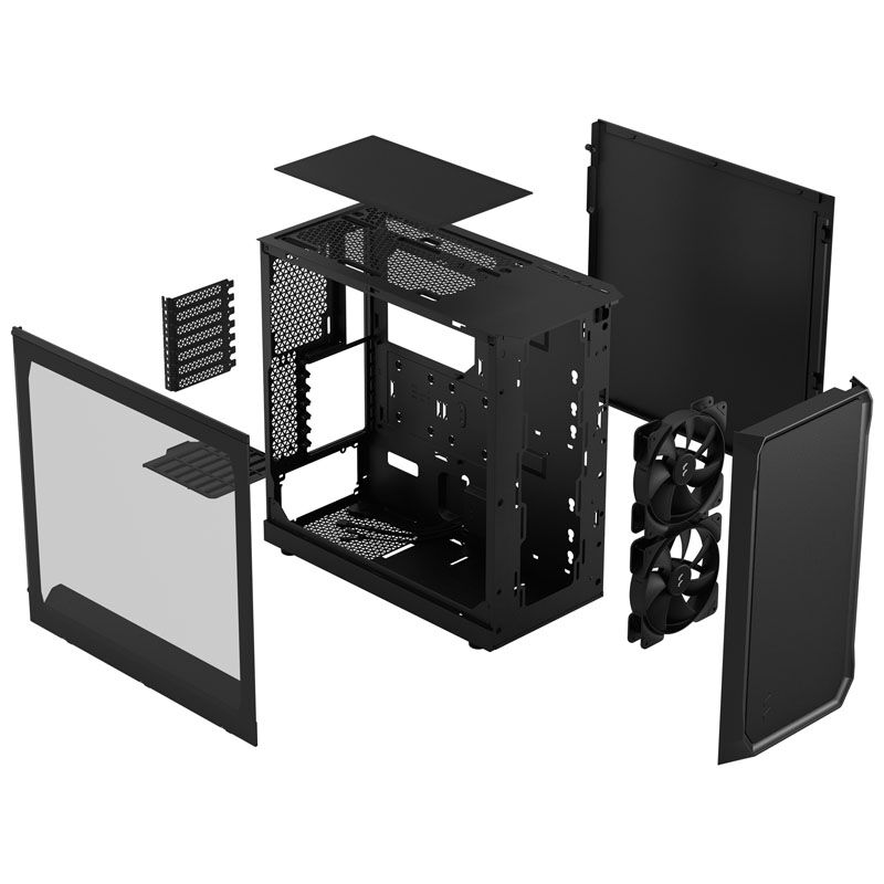 Fractal Design Focus 2 Black TG Clear Tint - ATX case