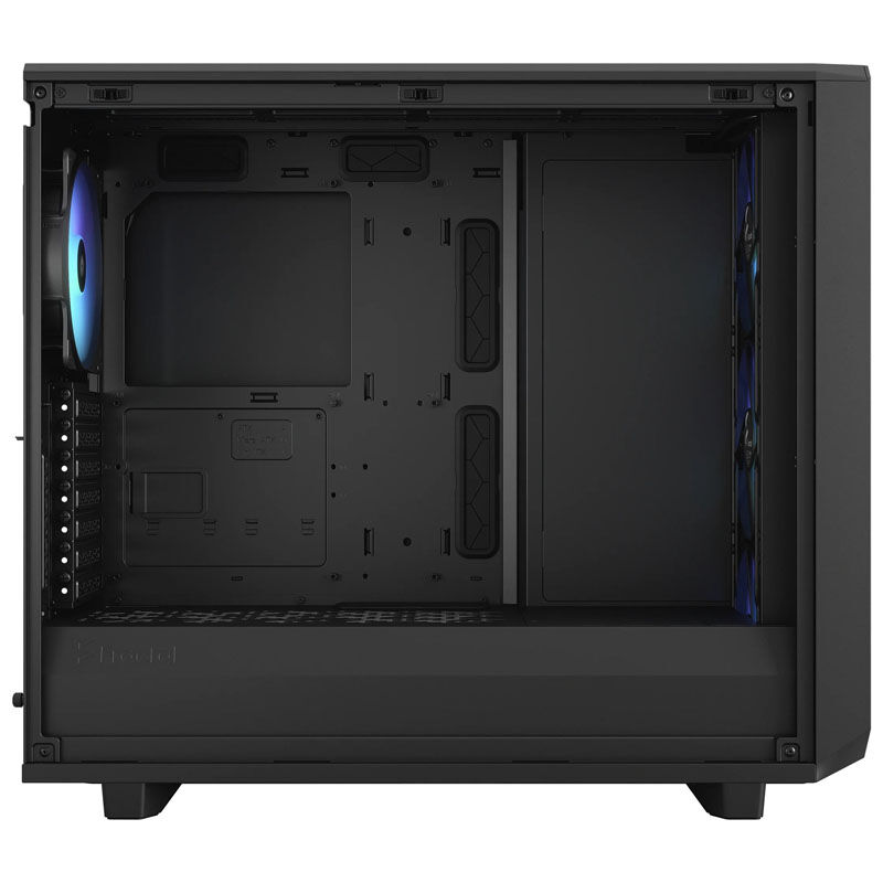 Fractal Design Meshify 2 RGB Midi Tower, Light Tint, Tempered Glass, black