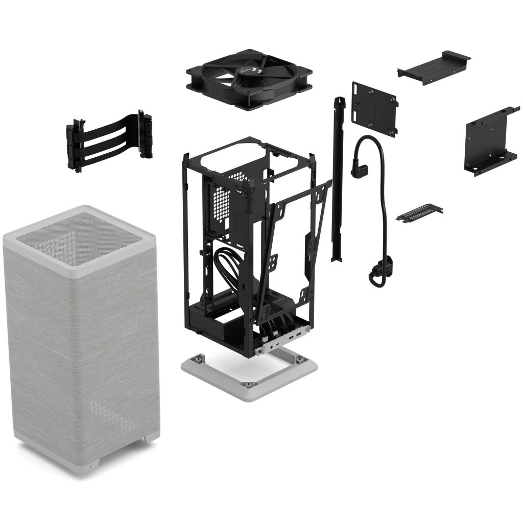Fractal Design Mood Mini-ITX case - light grey