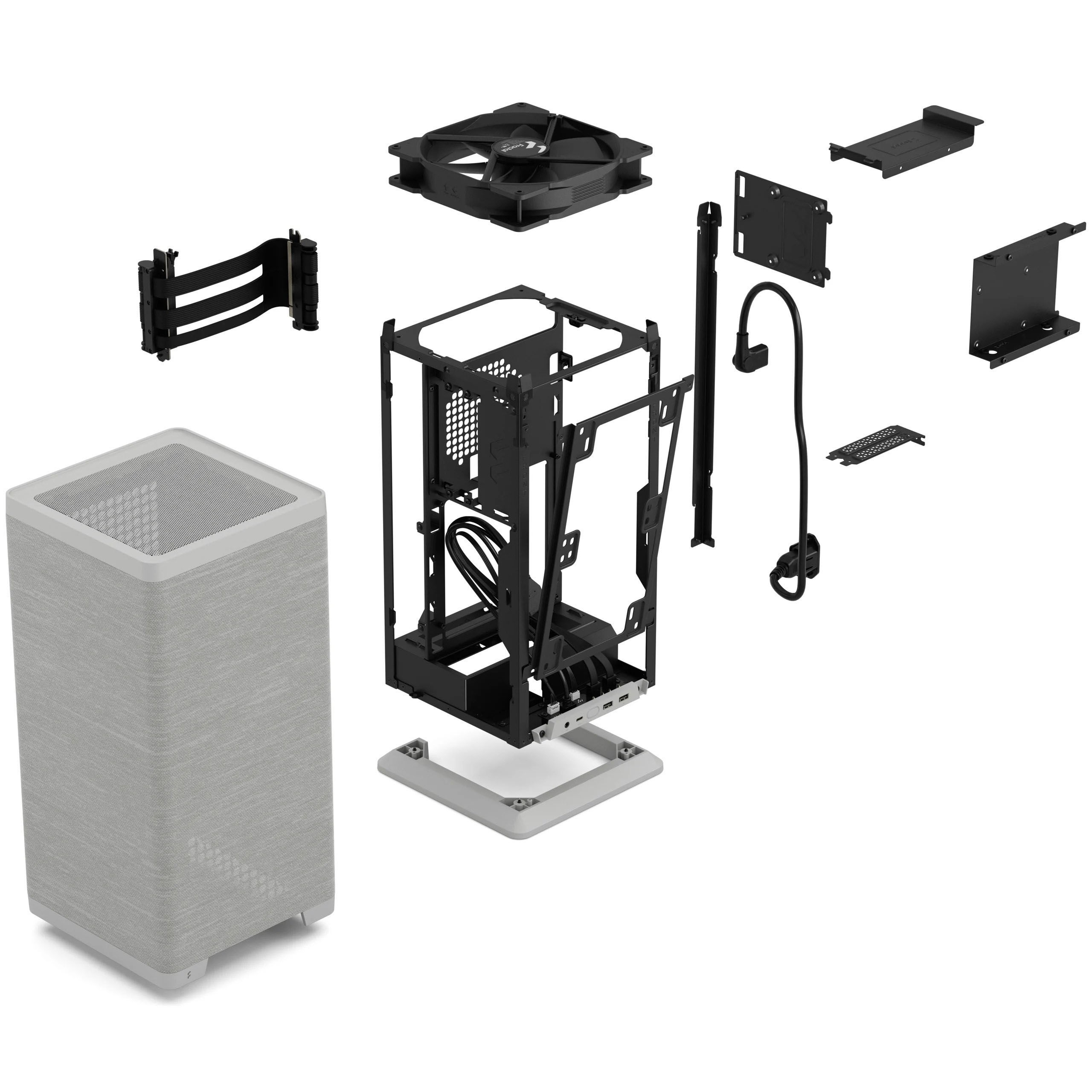 Fractal Design Mood Mini-ITX case - light grey
