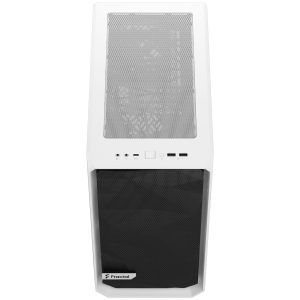Fractal Design Meshify 2 Mini Micro-ATX Case, Tempered Glass - White