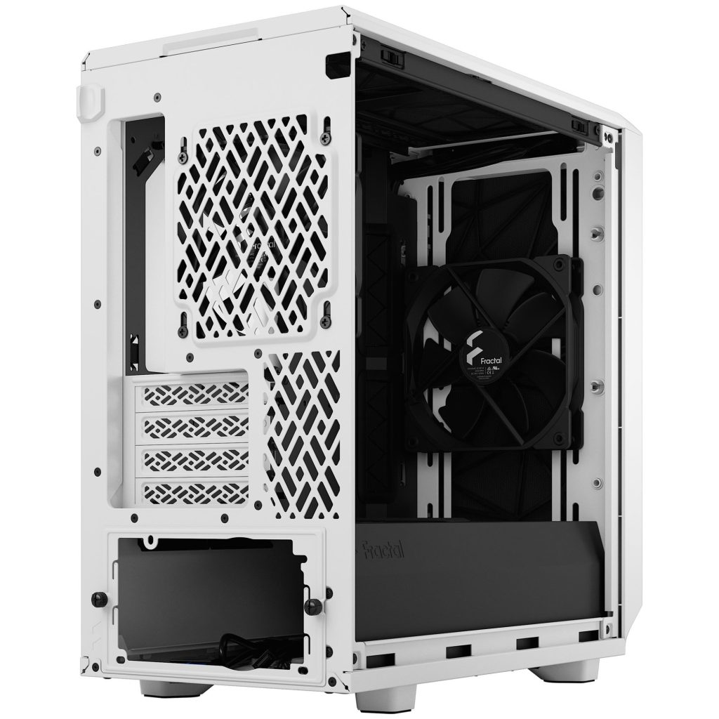 Fractal Design Meshify 2 Mini Micro-ATX Case, Tempered Glass - White