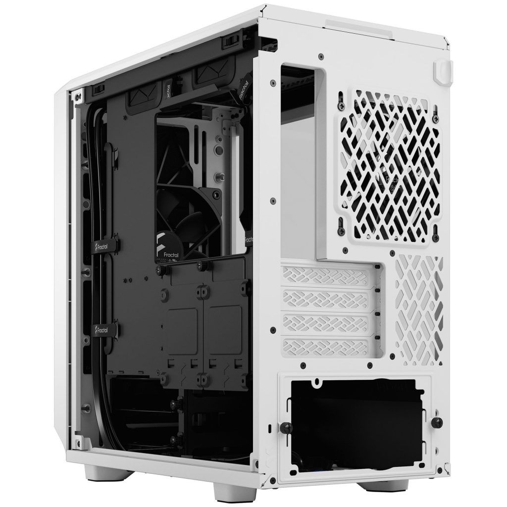 Fractal Design Meshify 2 Mini Micro-ATX Case, Tempered Glass - White