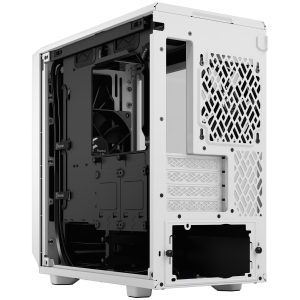 Fractal Design Meshify 2 Mini Micro-ATX Case, Tempered Glass - White