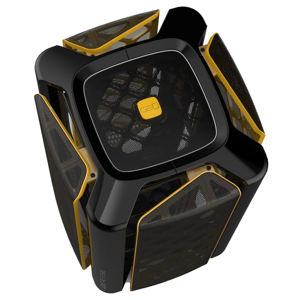 Geometric Future M2 THE ARK case, mesh - black