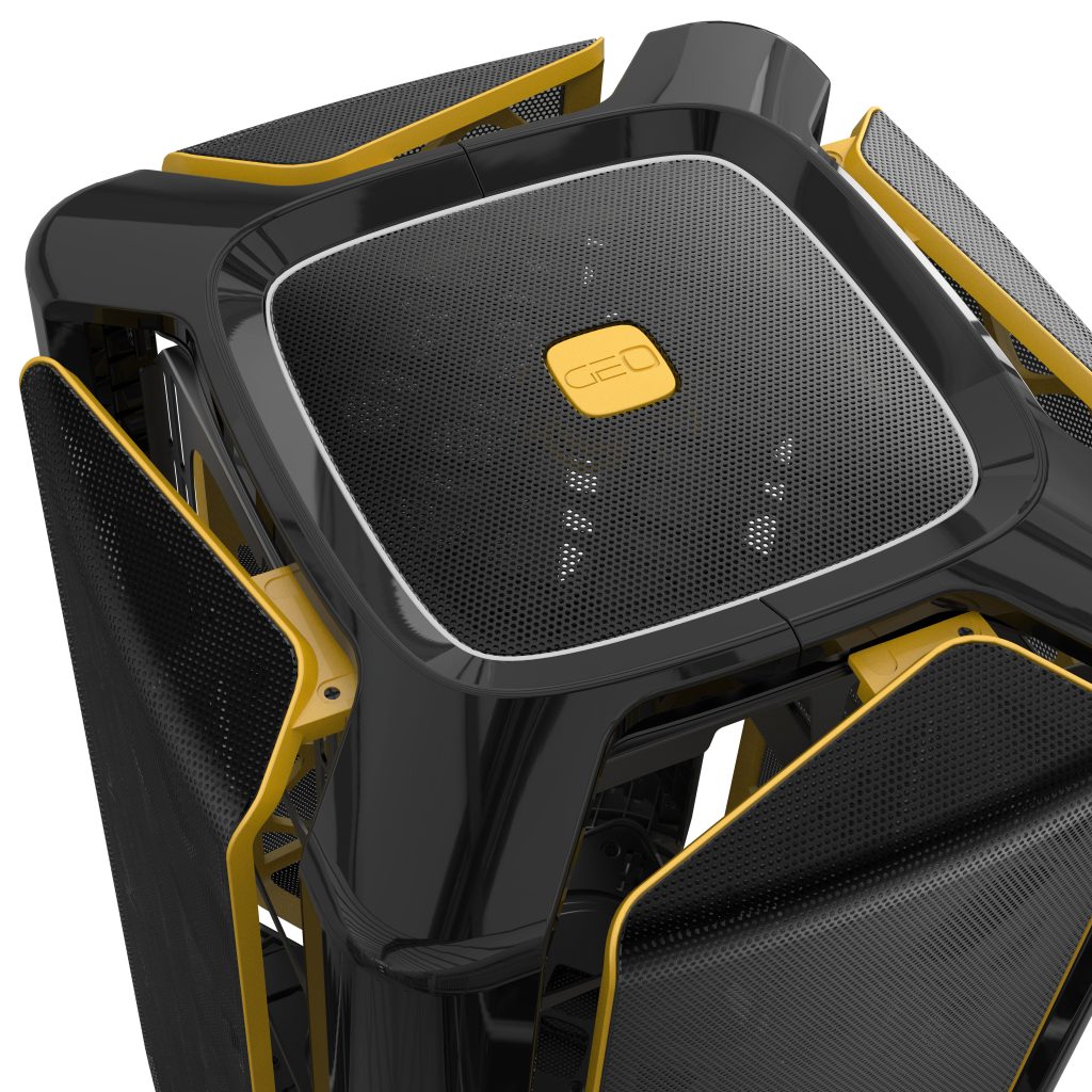 Geometric Future M2 THE ARK case, mesh - black