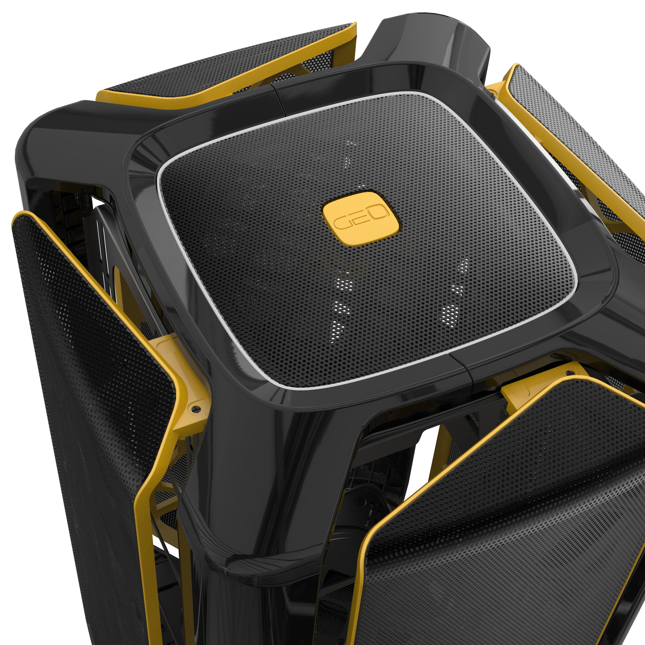 Geometric Future M2 THE ARK case, mesh - black
