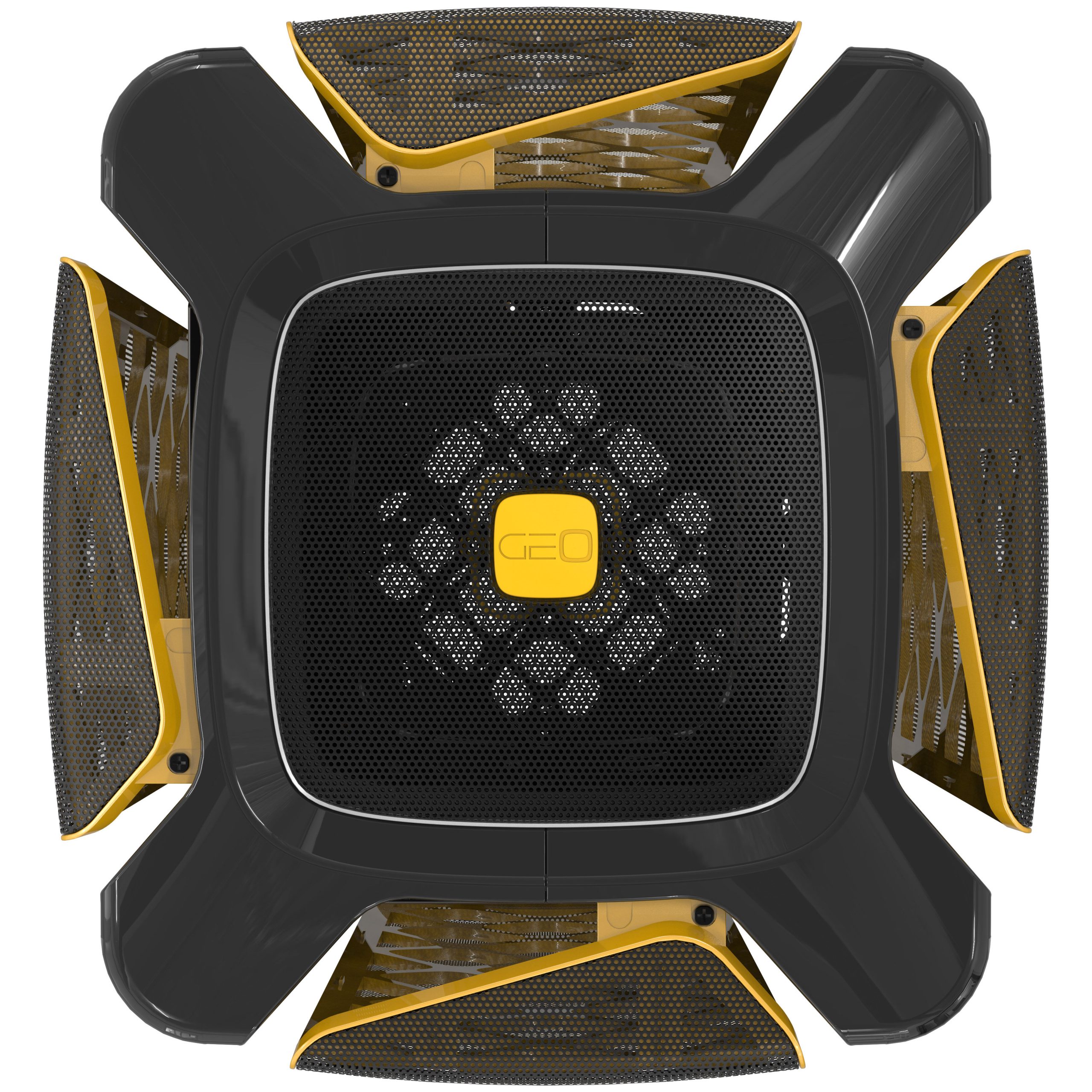 Geometric Future M2 THE ARK case, mesh - black