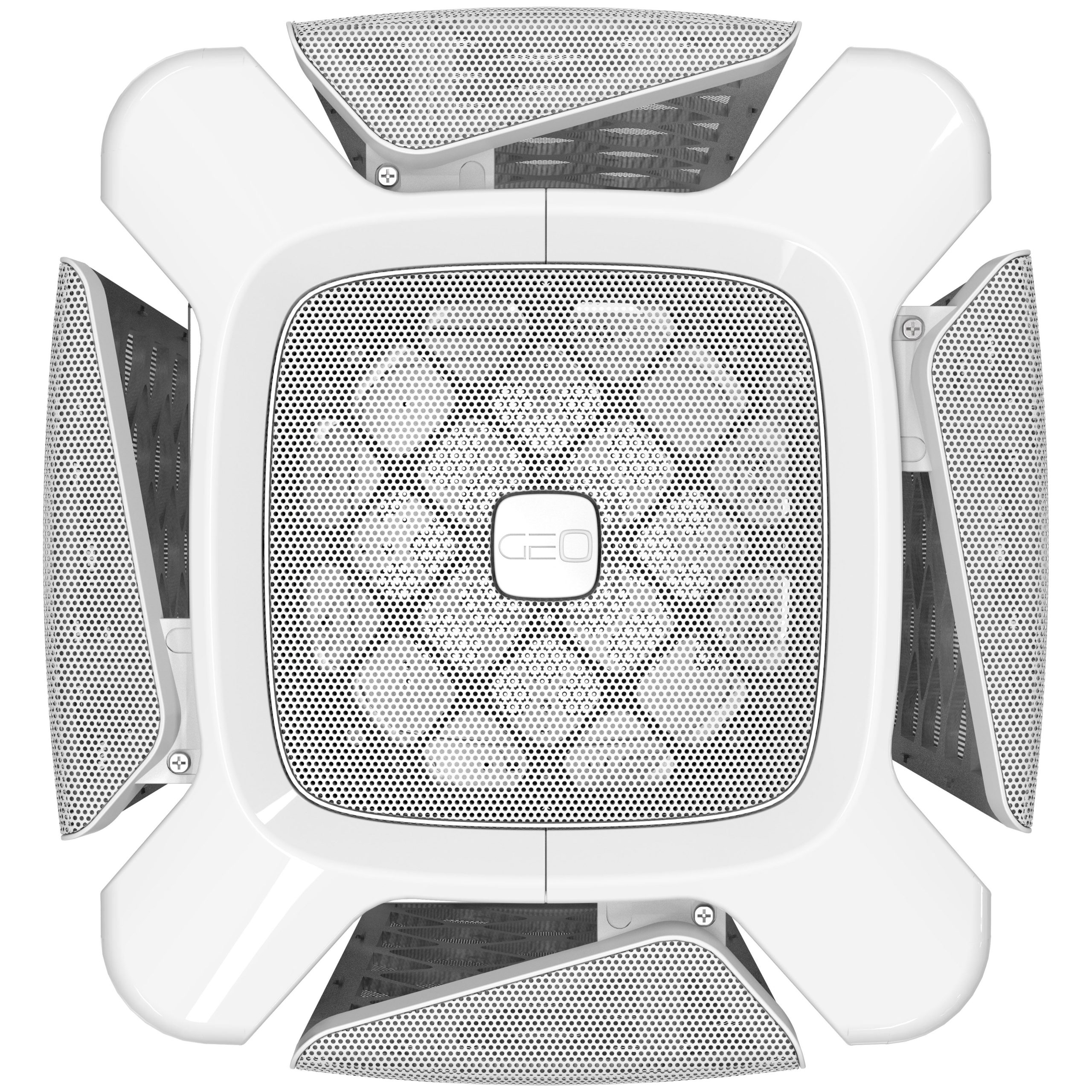 Geometric Future M2 THE ARK case, mesh - white