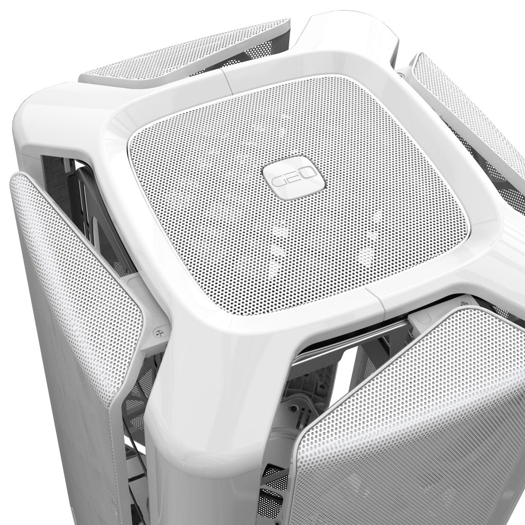 Geometric Future M2 THE ARK case, mesh - white