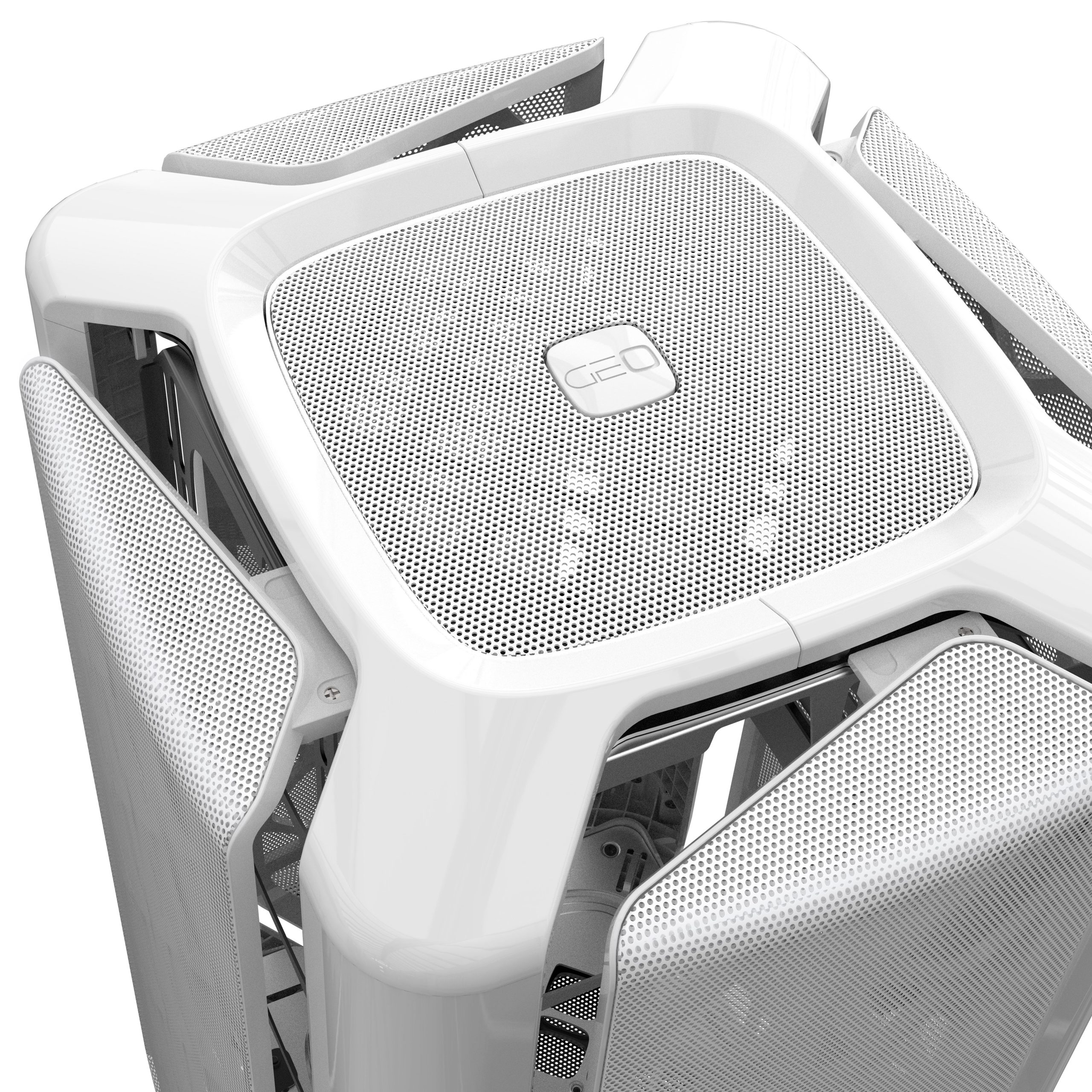 Geometric Future M2 THE ARK case, mesh - white