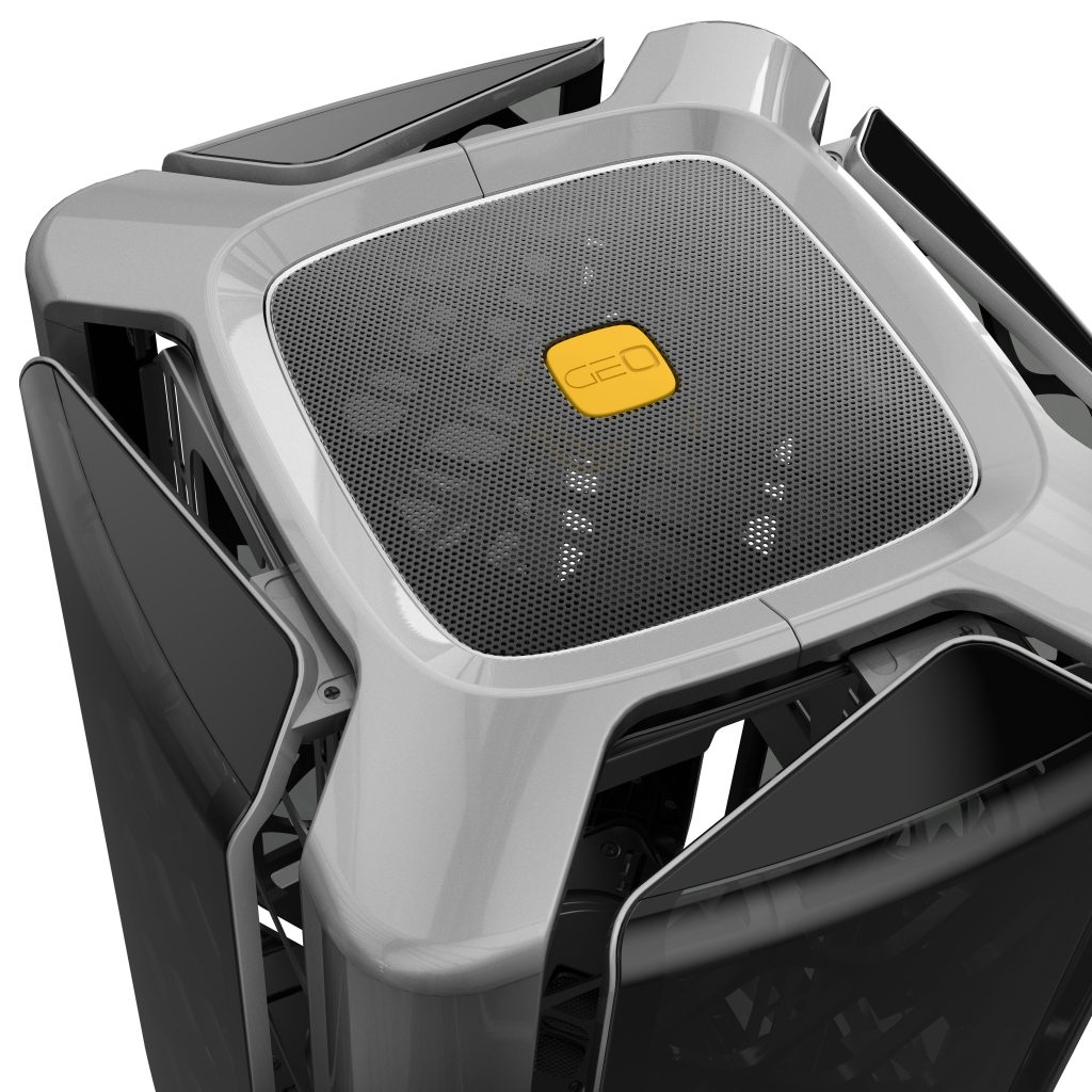 Geometric Future M2 THE ARK case, TG - grey