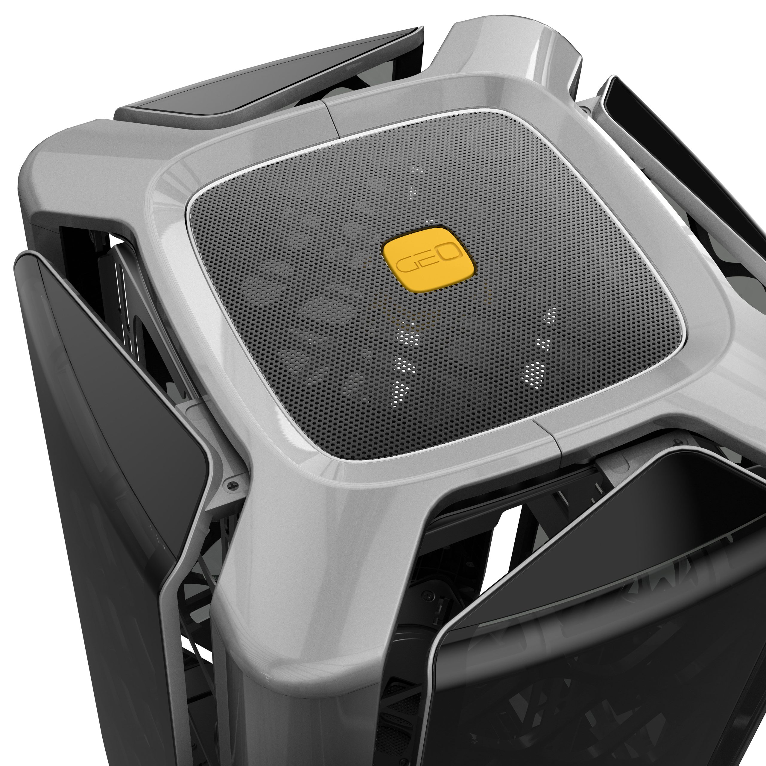Geometric Future M2 THE ARK case, TG - grey