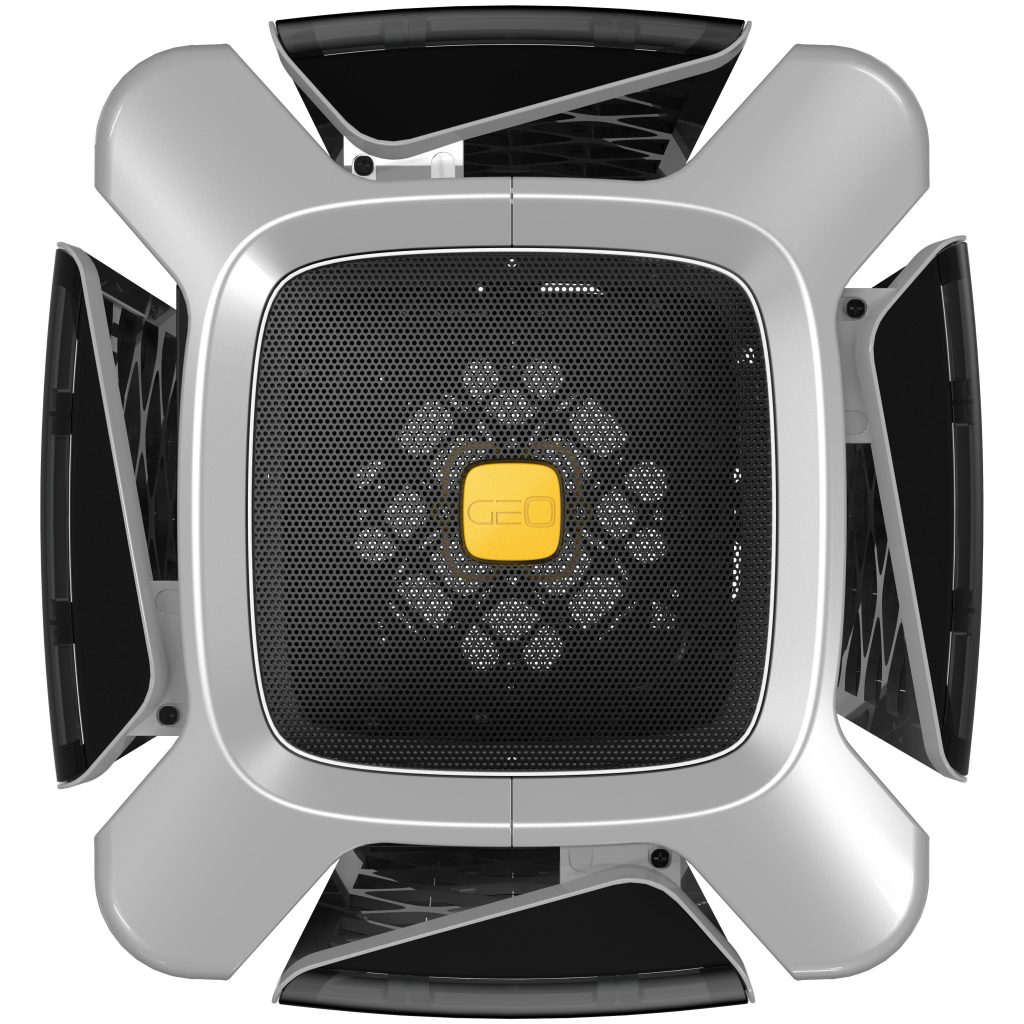 Geometric Future M2 THE ARK case, TG - grey
