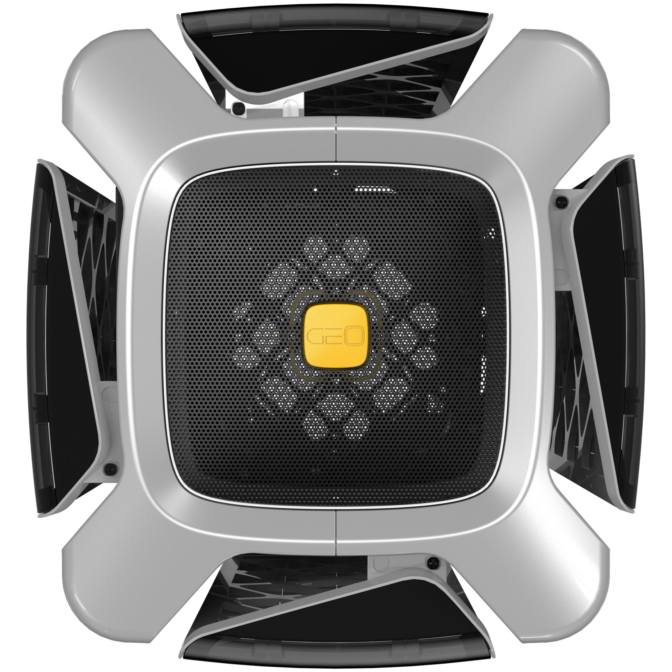 Geometric Future M2 THE ARK case, TG - grey