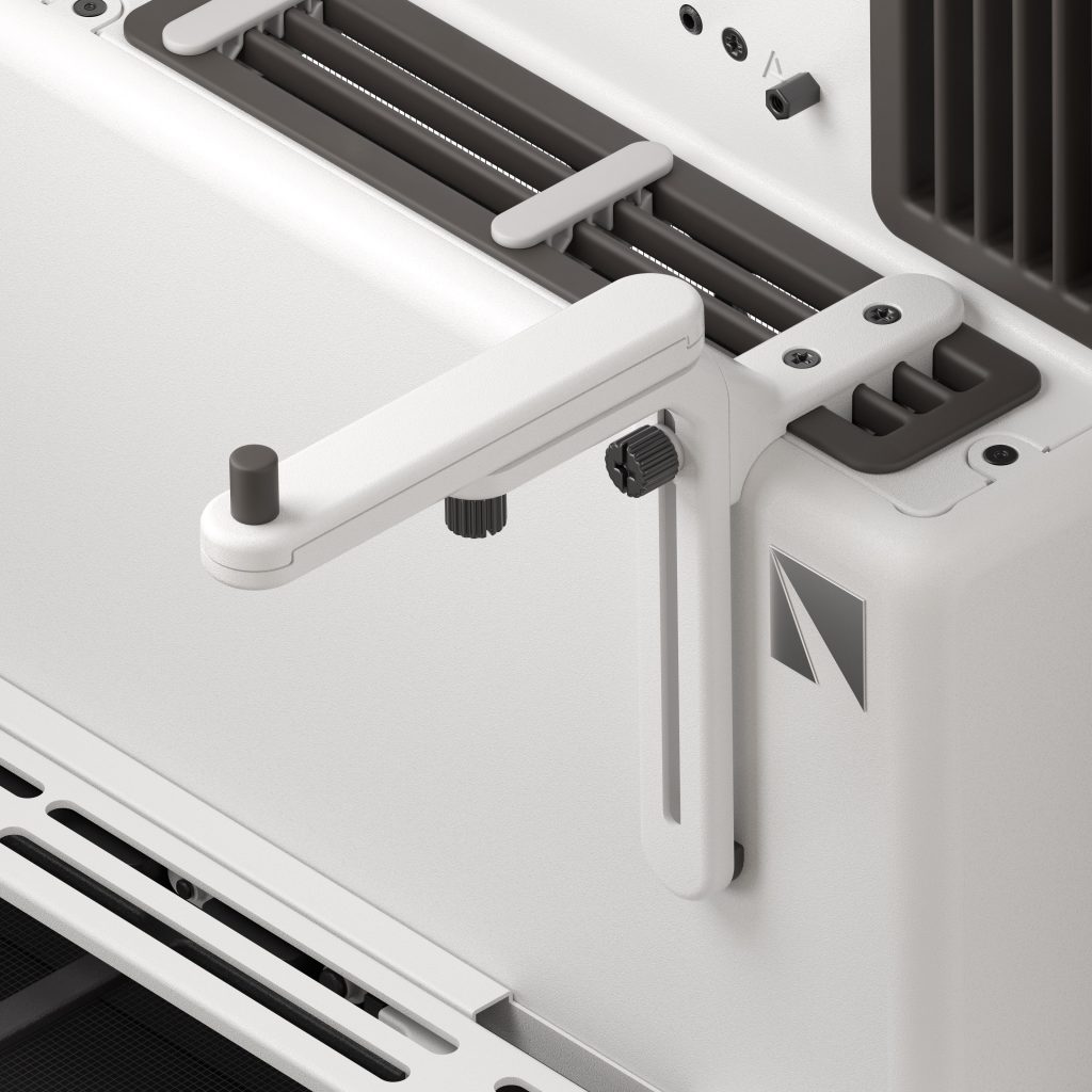 HAVN HS 420 PC Case, Midi-Tower, E-ATX, Tempered Glass - White - B-Grade