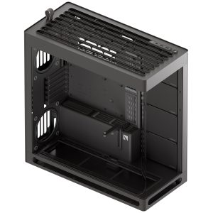 HAVN HS 420 PC Case, Midi-Tower, E-ATX, Tempered Glass - Black