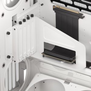 HAVN HS 420 VGPU PC Case, Midi-Tower, E-ATX, Tempered Glass, PCIe 5.0 Riser Cable - White : image 8