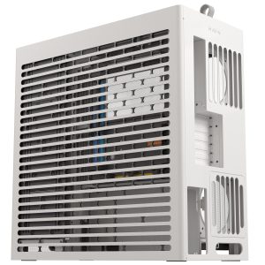 HAVN HS 420 VGPU PC Case, Midi-Tower, E-ATX, Tempered Glass, PCIe 5.0 Riser Cable - White : image 3