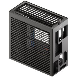 HAVN HS 420 VGPU PC Case, Midi-Tower, E-ATX, Tempered Glass, PCIe 5.0 Riser Cable - Black