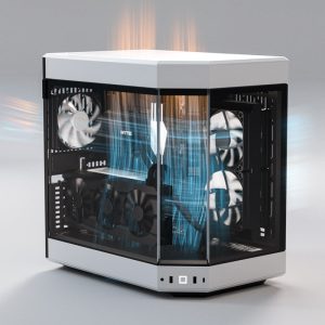Hyte Y60 Midi Tower, Tempered Glass - black/white