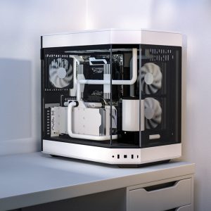 Hyte Y60 Midi Tower, Tempered Glass - black/white