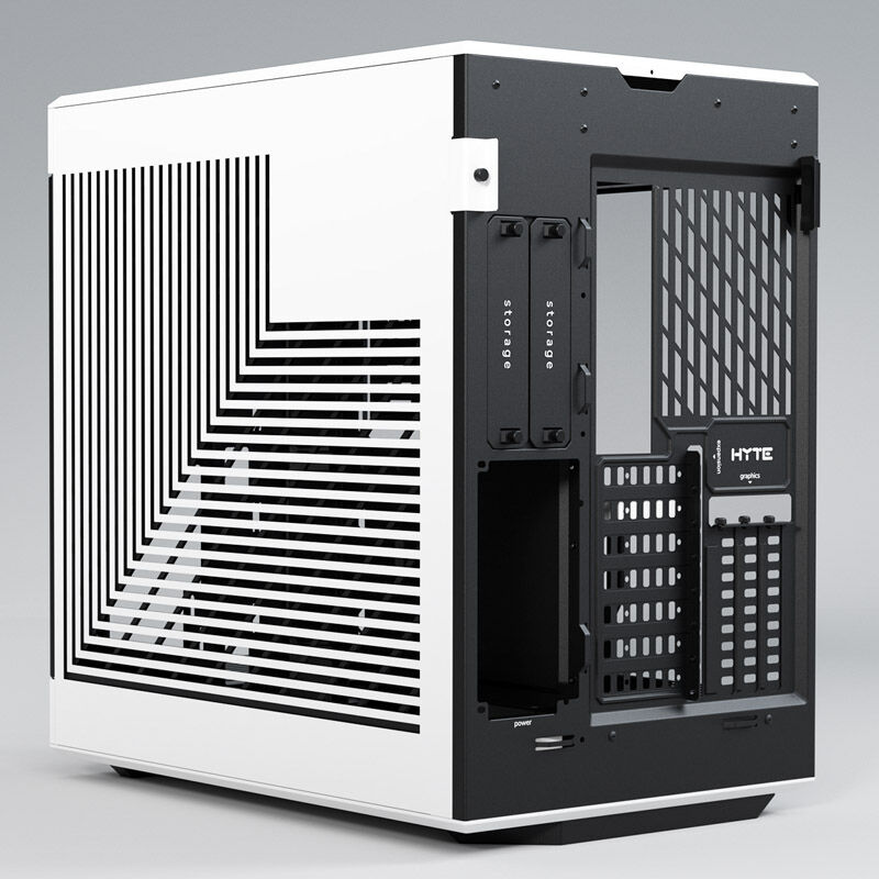 Hyte Y60 Midi Tower, Tempered Glass - black/white