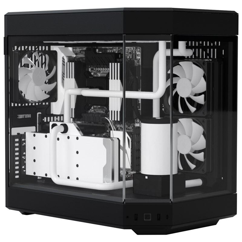 Hyte Y60 Midi Tower, Tempered Glass - black
