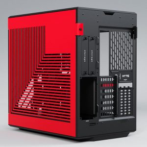Hyte Y60 Midi Tower, Tempered Glass - black/red