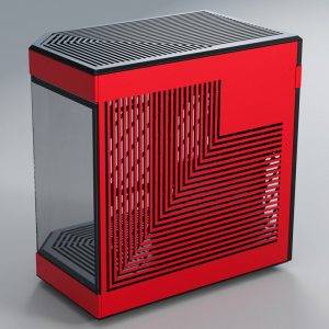 Hyte Y60 Midi Tower, Tempered Glass - black/red