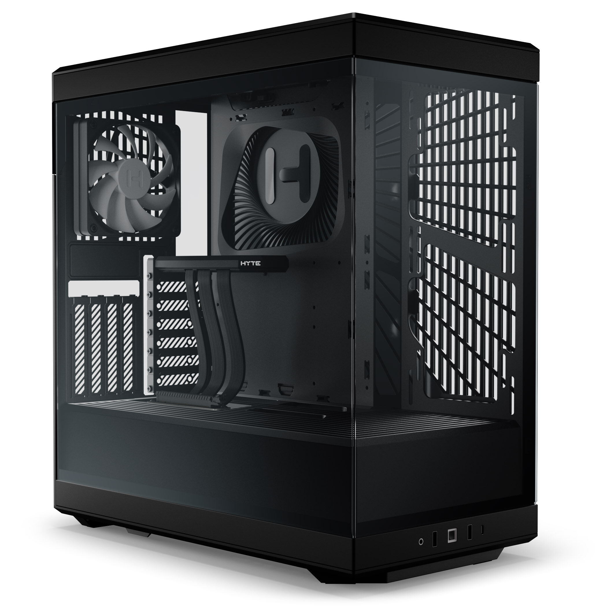 Hyte Y40 Midi Tower, tempered glass - black