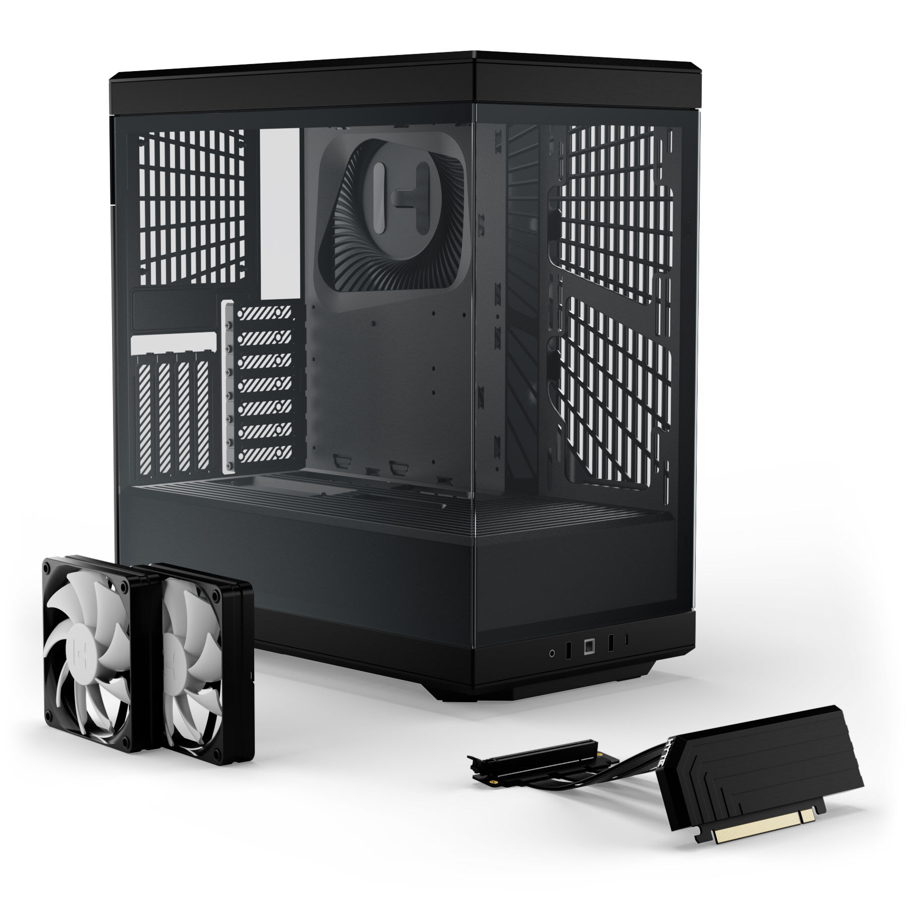 Hyte Y40 Midi Tower, tempered glass - black