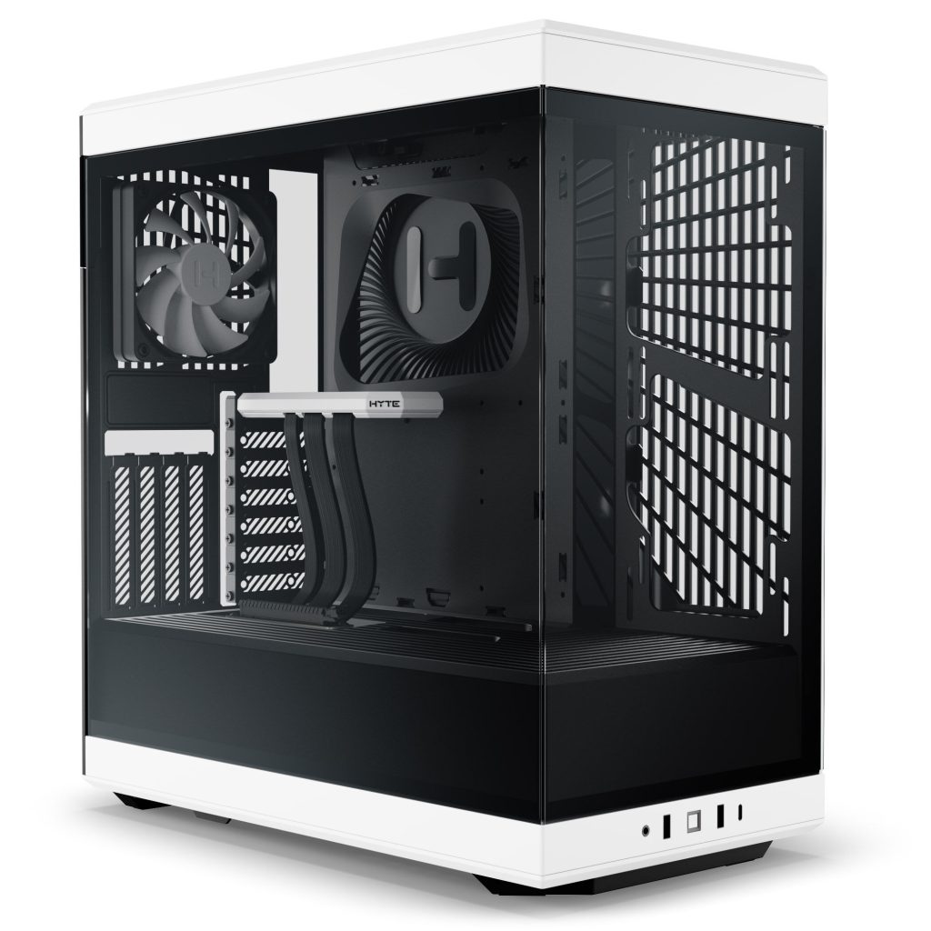 Hyte Y40 Midi Tower, tempered glass - black/white