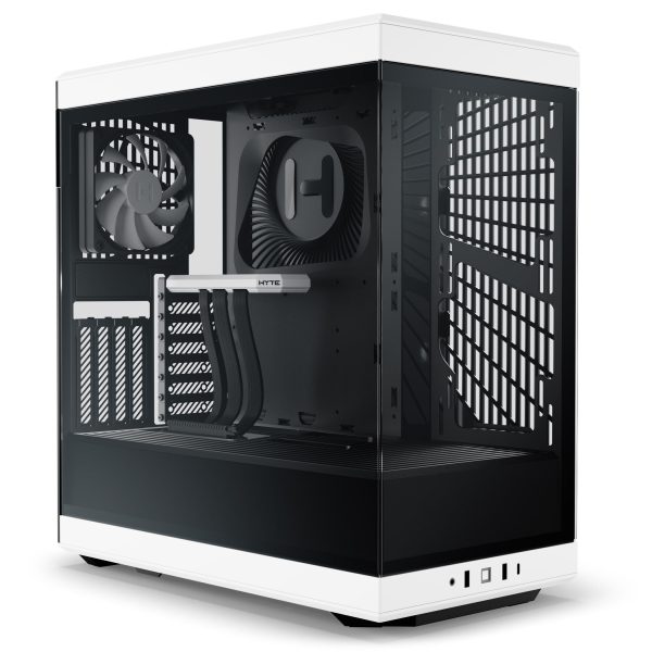 Hyte Y40 Midi Tower, tempered glass – black/white