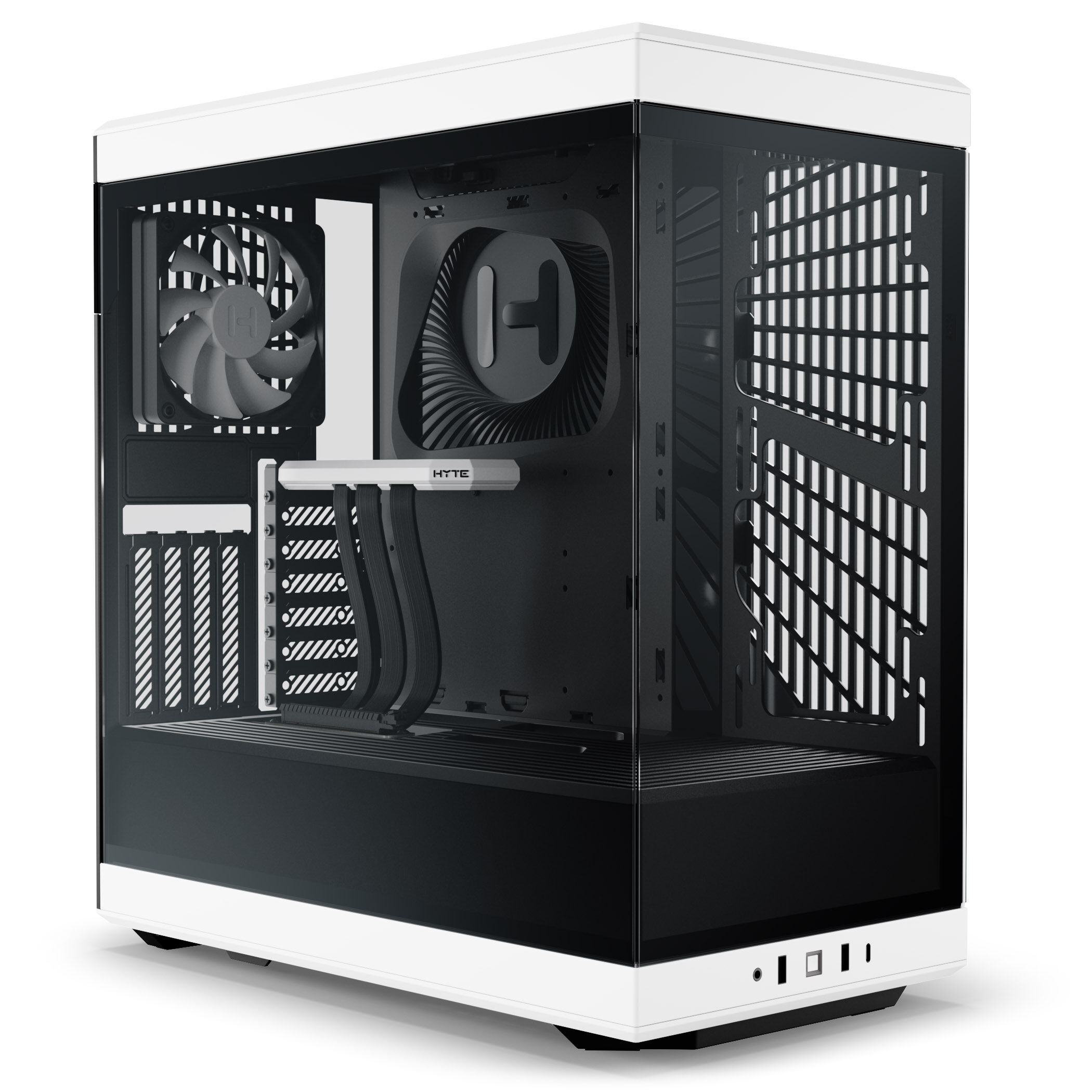 Hyte Y40 Midi Tower, tempered glass - black/white
